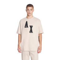 Футболка Armani Exchange з логотипом 1159855022 (Бежевий S)