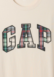 Мужская футболка GAP с логотипом 1159855024 (Бежевый M)