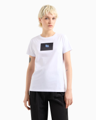 Жіноча футболка Armani Exchange з принтом 1159855038 (Білий XL)