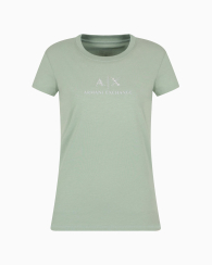 Жіноча футболка Armani Exchange зі стразами 1159855052 (Зелений S)
