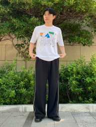 Футболка Jean-Michel Basquiat UNIQLO з принтом 1159855190 (Білий XL)