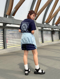 Футболка Disney in Blue UNIQLO з принтом 1159855254 (Синій M)