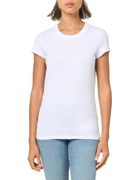 Жіноча футболка Armani Exchange з логотипом 1159855347 (Білий S)