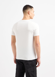 Чоловічі футболки з логотипом Armani Exchange 1159855415 (Білий L)
