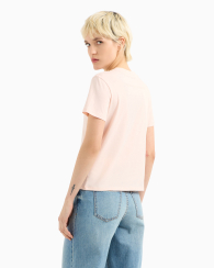 Женская футболка Armani Exchange 1159855425 (Розовый S)