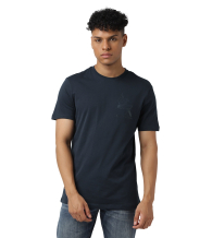 Мужская футболка Armani Exchange с логотипом 1159855452 (Синий S)