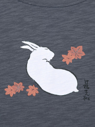 Футболка UNIQLO с принтом Wagara Animals 1159855517 (Серый XS)