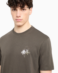 Мужская футболка Armani Exchange с вышивкой 1159855544 (Зеленый XL)