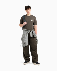 Мужская футболка Armani Exchange с вышивкой 1159855544 (Зеленый XL)