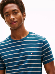 Мужская футболка Tommy Hilfiger 1159855602 (Синий/Серый 3XL)