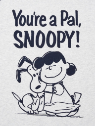 Футболка PEANUTS UT UNIQLO с принтом 1159855607 (Серый L)