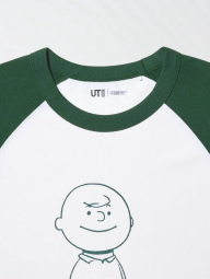 Футболка PEANUTS UT UNIQLO с принтом 1159855611 (Белый S)