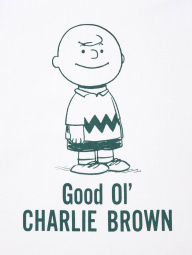 Футболка PEANUTS UT UNIQLO с принтом 1159855611 (Белый S)