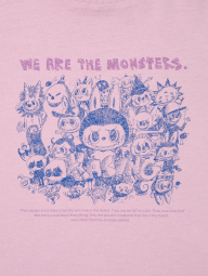 Футболка с принтом Labubu POP MART UT UNIQLO 1159855704 (Сиреневый XL)