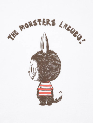 Футболка с принтом Labubu POP MART UT UNIQLO 1159855708 (Белый XXL)