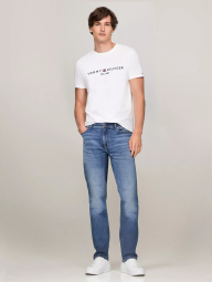 Мужская футболка Tommy Hilfiger с логотипом 1159855790 (Молочный XXL)