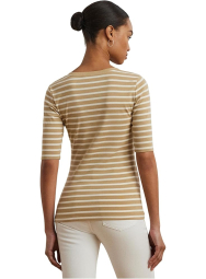 Женская футболка Ralph Lauren 1159855840 (Белый/Бежевый XL)