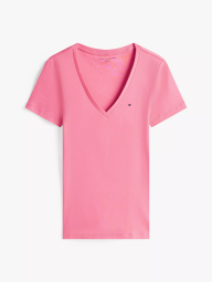 Футболка женская Tommy Hilfiger с логотипом 1159856082 (Розовый XS)