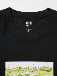 Футболка UNIQLO TOY STORY UT с принтом 1159856226 (Черный L)