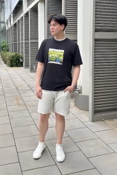 Футболка UNIQLO TOY STORY UT с принтом 1159856226 (Черный L)