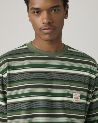 Футболка мужская Levi's с карманом 1159856280 (Белый/Зеленый L)