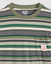 Футболка мужская Levi's с карманом 1159856280 (Белый/Зеленый L)