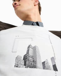 Мужская футболка Armani Exchange с принтом 1159856406 (Белый XXL)