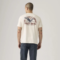 Мужская футболка Levi's с принтом 1159856407 (Молочный XXL)