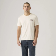 Мужская футболка Levi's с принтом 1159856407 (Молочный XXL)