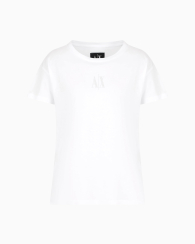 Жіноча футболка з логотипом Armani Exchange 1159856453 (Білий L)