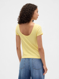 Женская футболка GAP 1159856493 (Желтый M)