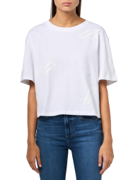 Женская футболка Armani Exchange с логотипом 1159856572 (Белый XXL)