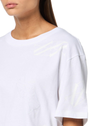 Женская футболка Armani Exchange с логотипом 1159856572 (Белый XXL)