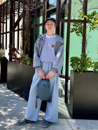 Футболка Keith Haring UNIQLO в полоску 1159856579 (Синий/Белый XXL)