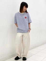 Футболка Keith Haring UNIQLO в полоску 1159856579 (Синий/Белый XXL)