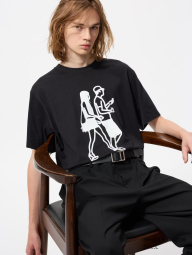 Футболка UNIQLO из коллекции UT 1159856642 (Черный S)