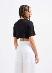 Женская футболка Armani Exchange с логотипом 1159856664 (Черный L)