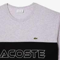 Мужская футболка Lacoste с логотипом 1159856698 (Серый XXL)