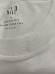 Чоловічі футболки GAP з кишенею 1159856747 (Білий M)