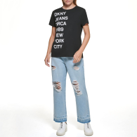 Футболка DKNY с принтом 1159856761 (Черный XS)