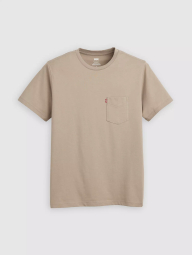 Футболка Levi's с карманом 1159857990 (Коричневый L)