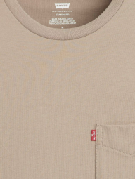 Футболка Levi's с карманом 1159857990 (Коричневый L)