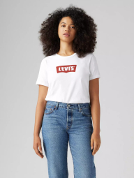 Жіноча футболка з логотипом Levi's 1159856798 (Білий XS)