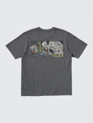 Футболка UNIQLO с принтом 1159856885 (Серый XS)