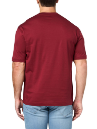 Мужская футболка Armani Exchange с логотипом 1159856905 (Бордовый XXL)