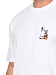 Чоловічі футболки Guess з принтом 1159856921 (Білий S)