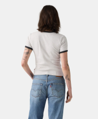 Женская футболка Levi's с логотипом 1159856986 (Серый XL)