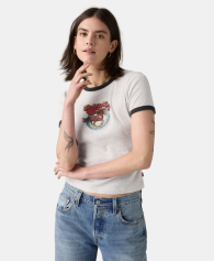 Женская футболка Levi's с логотипом 1159856986 (Серый XL)