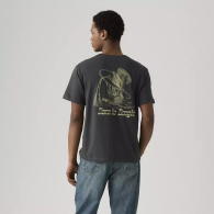 Мужская футболка Levi's с принтом 1159857082 (Серый M)