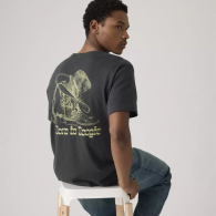 Мужская футболка Levi's с принтом 1159857082 (Серый M)